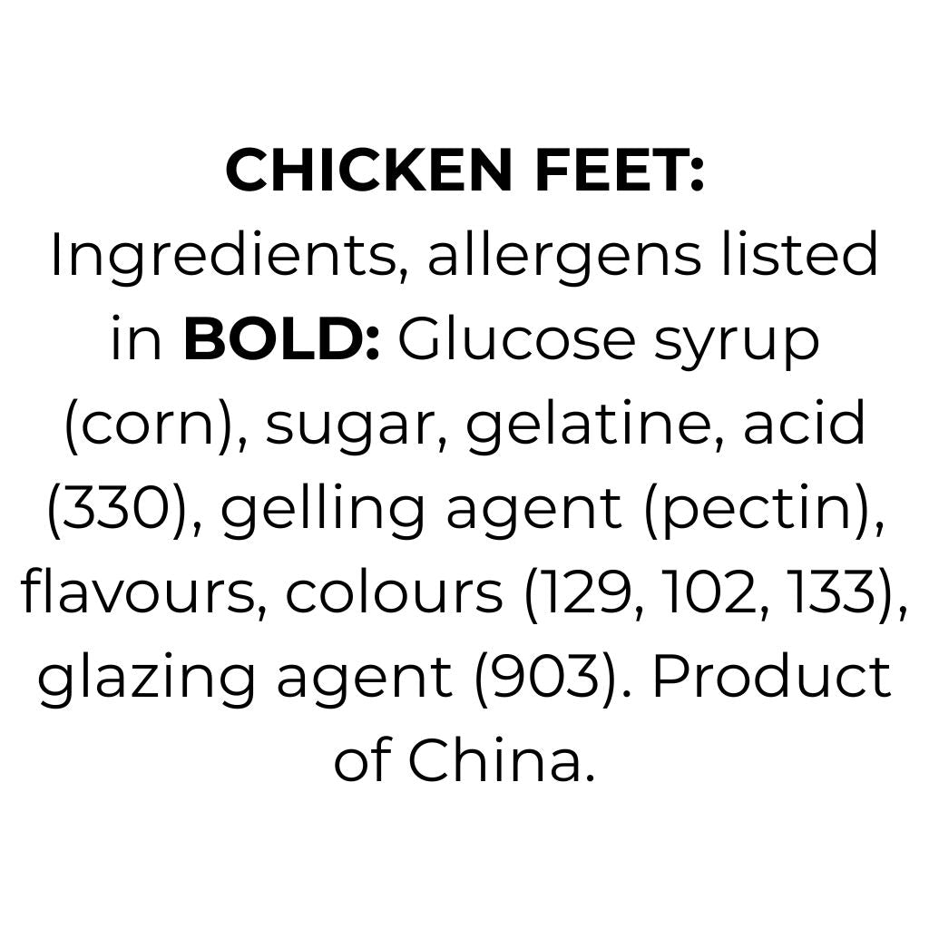 1.5kg Chicken Feet - Trolli