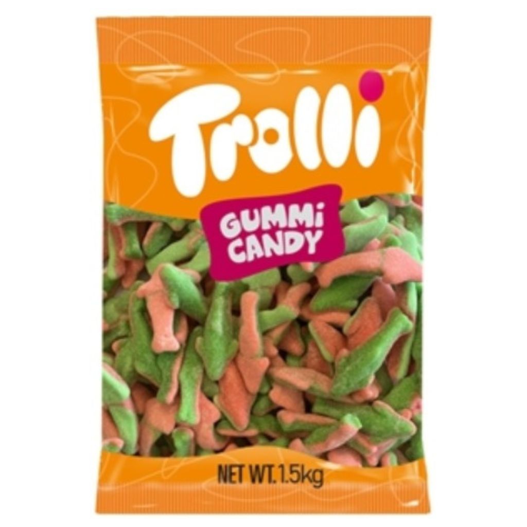 1.5kg Fizzy Watermelon Sharks - Trolli