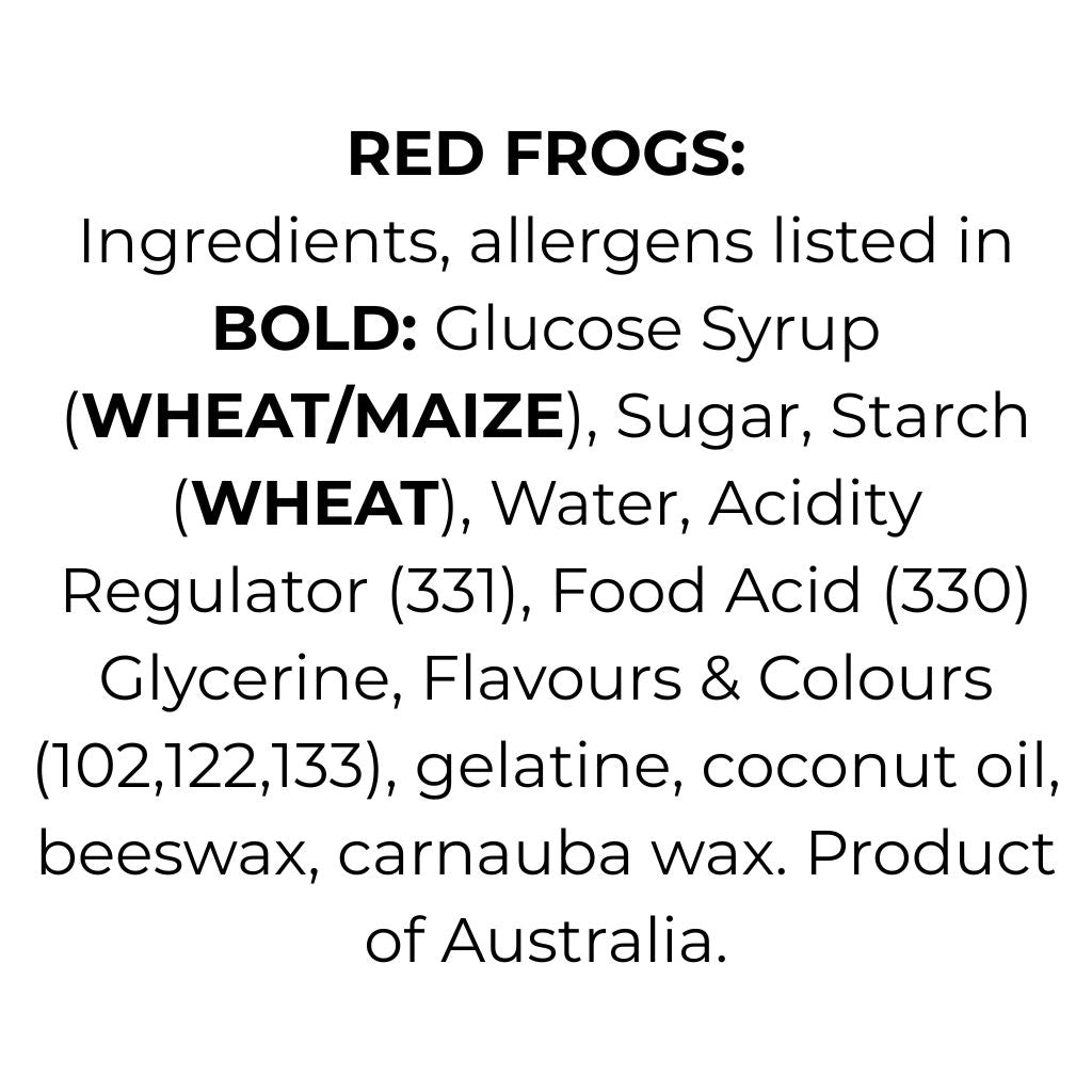 1kg Red Frogs - Lolliland