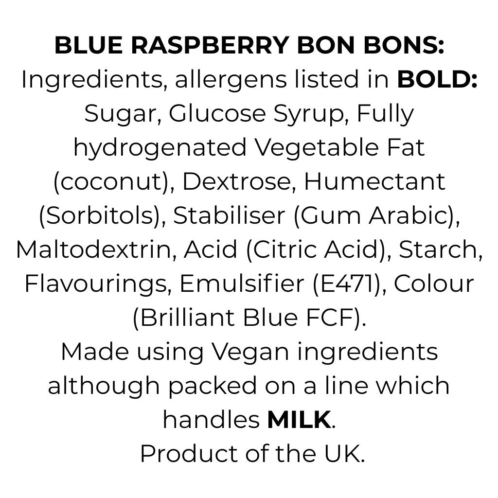 KINGSWAYS VEGGIE BLUE RASBPBERRY BON BONS 3KG