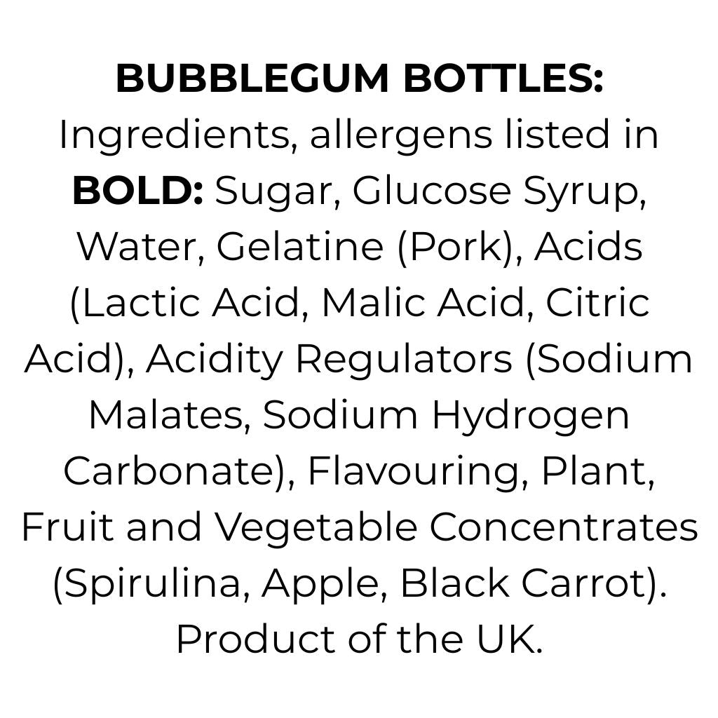 KINGSWAY FIZZY BUBBLEGUM BOTTLES 3KG