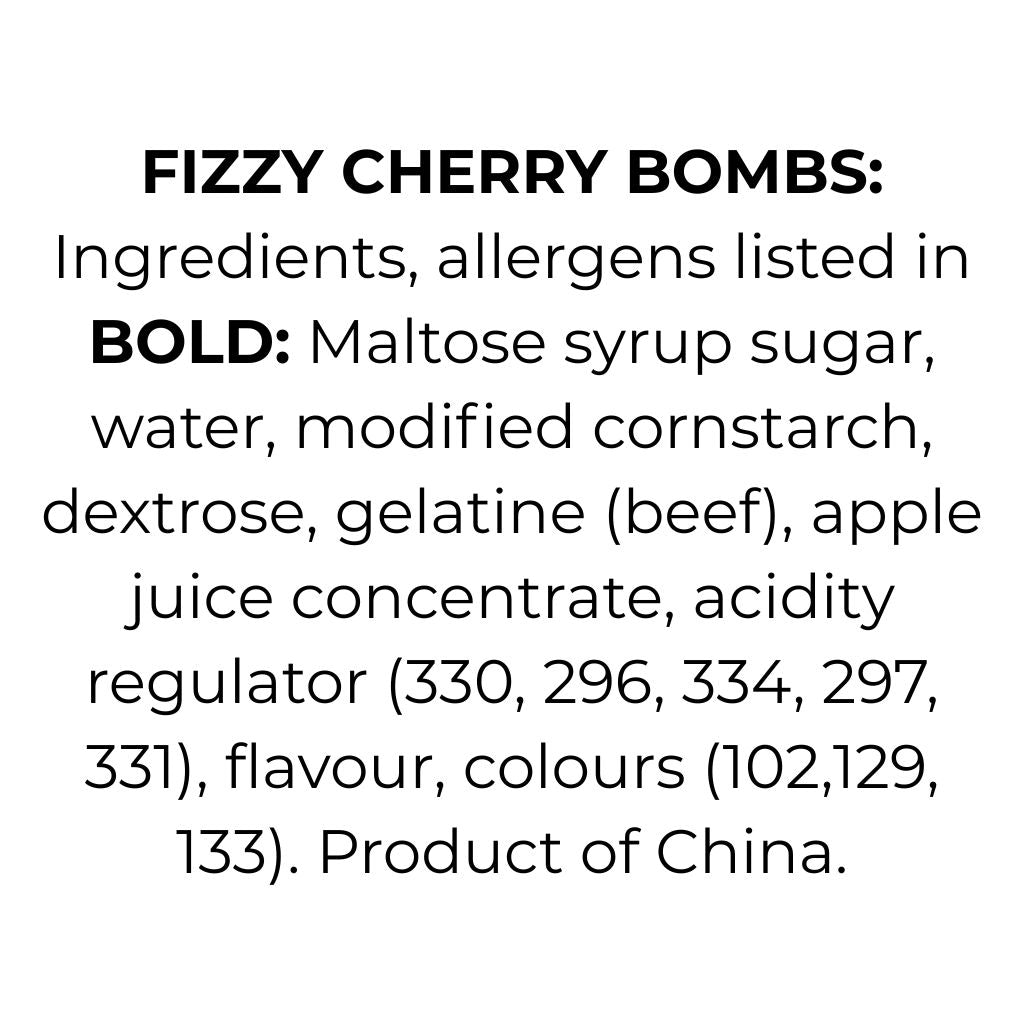 1kg Fizzy Cherry Bombs - Lolliland
