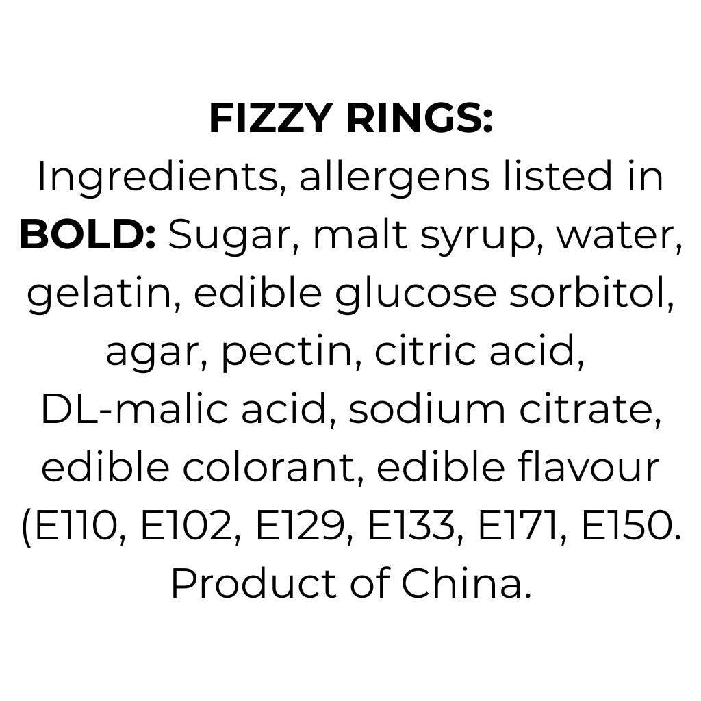 1kg Fizzy Rings - 4D
