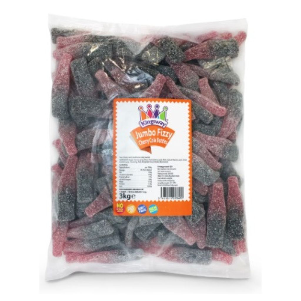 3kg Giant Cherry Cola Bottles