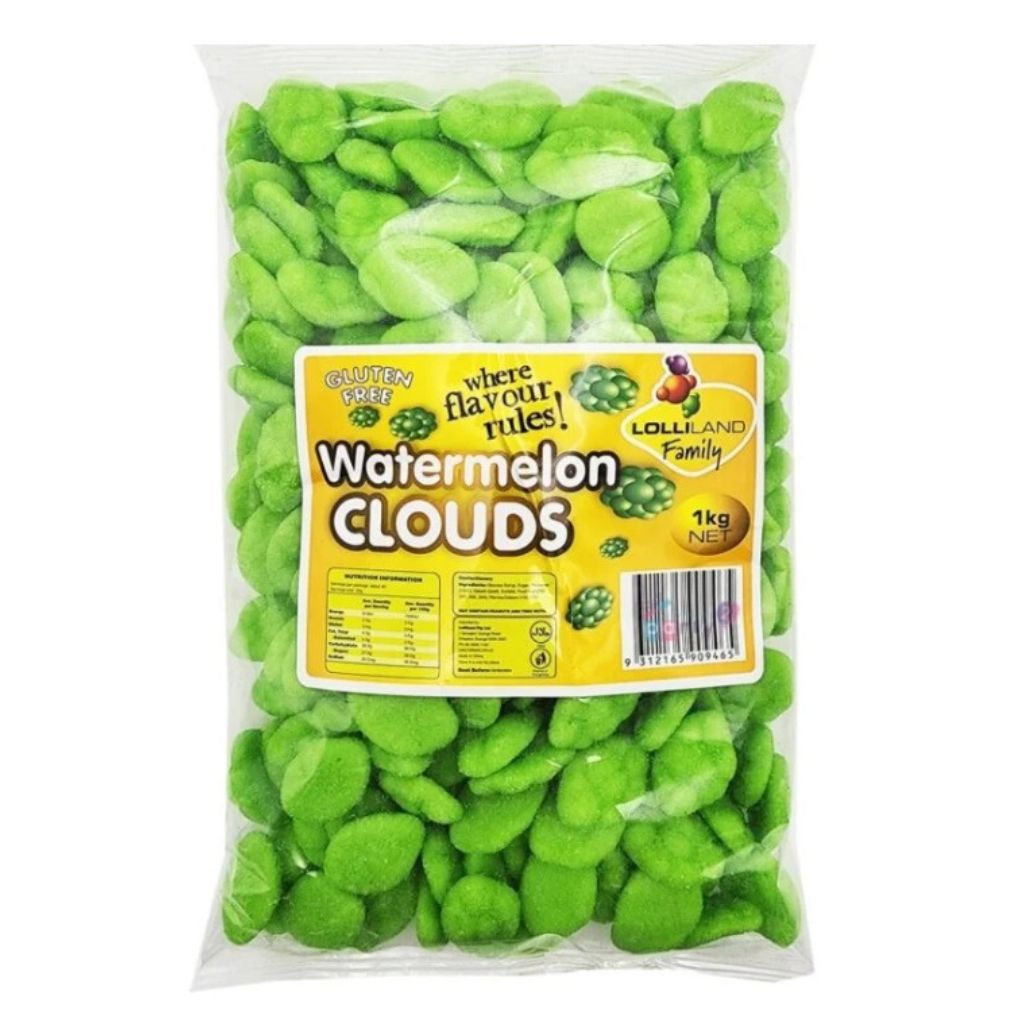 1kg Fizzy Watermelon Clouds - Lolliland